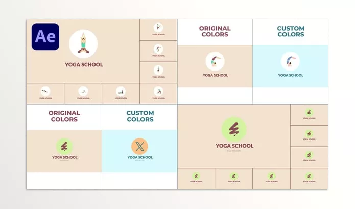Plugin – Yoga School Logo Reveal for After Effects by OneMotionStudio – Download 55944942