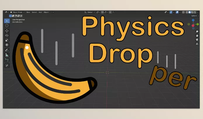 Blender Addon – Physics Dropper by Elin – Download