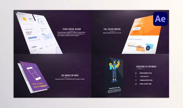 Project – Pixel Website Presentation for After Effects by OneMotionStudio – Download 55974184