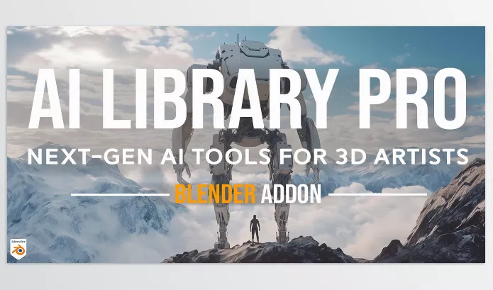 Blender Addon – Blender AI Library Pro by Blender Procedural – Download