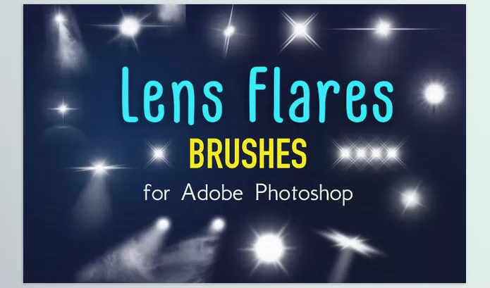 Photoshop Plugin – Lens Flare Brushes for Adobe Photoshop by MixPixBox – Download