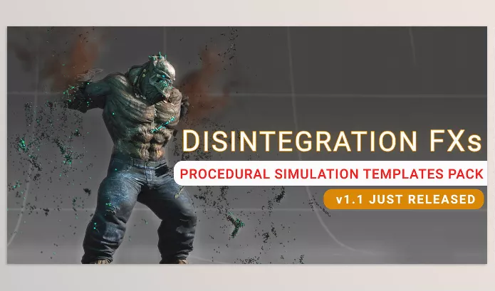 Blender Addon – Disintegration Fxs by Motion Dreams – Download