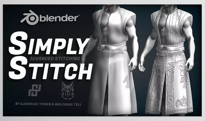 Blender Addon – Simply Stitch by VjaceslavT – Download