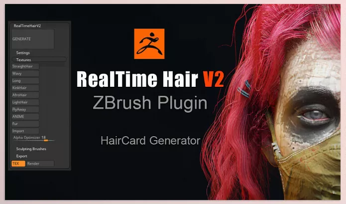 Asset – Real-time Hair ZBrush Plugin by Artstation – Download