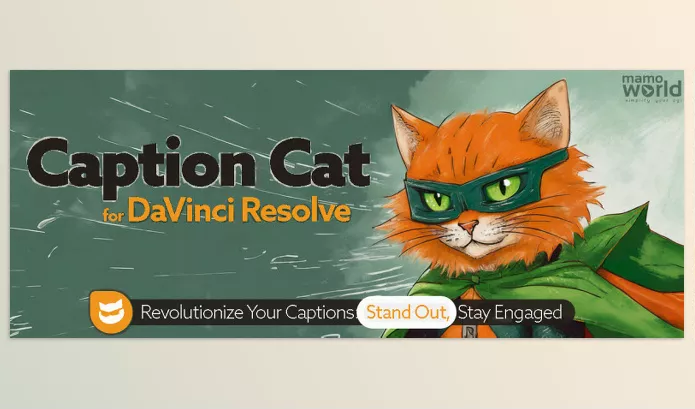 Resolve Tool – Caption Cat for Resolve by mamoworld – Download