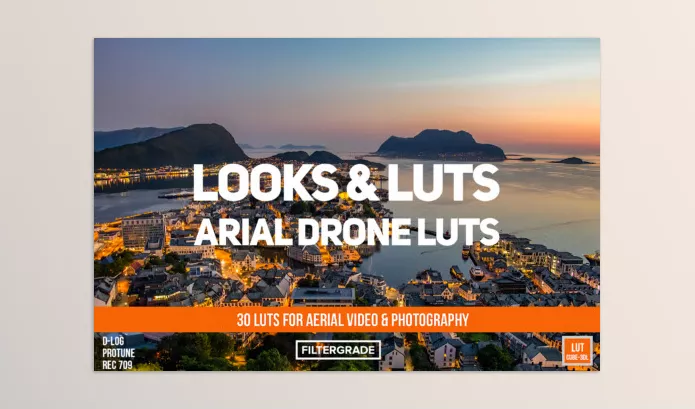 Plugin – Looks and LUTs Aerial Drone LUTs by FilterGrade – Download
