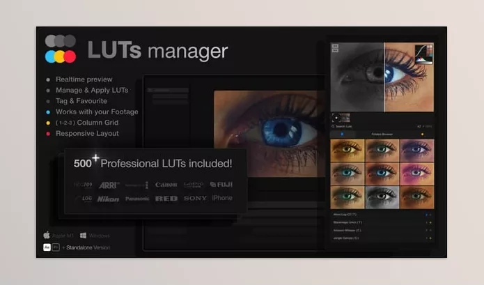 Project – LUTs Manager by xFxDesigns – Download 55855580