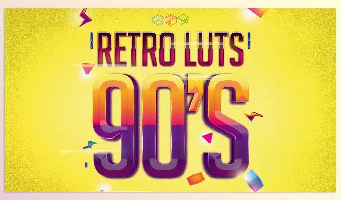 LUT Pack – Retro 90’s LUTs by Triunedigital – Download