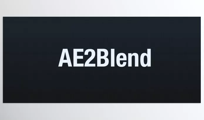 Blender Addon – Ae2Blend by sam598 – Download