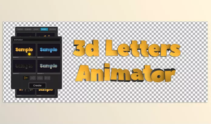 Plugin – 3D Letters Animator by MotionDesk – Download