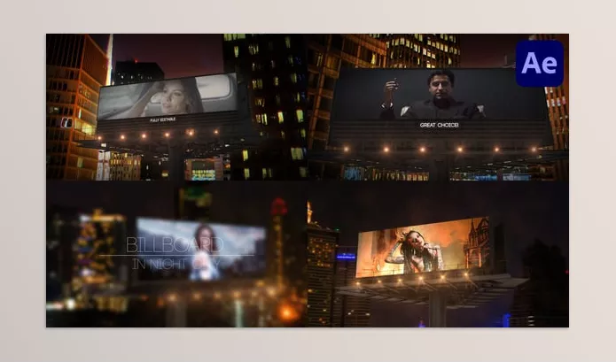 Plugin – Billboard In Night City for After Effects by MotionStudio – Download 56323304
