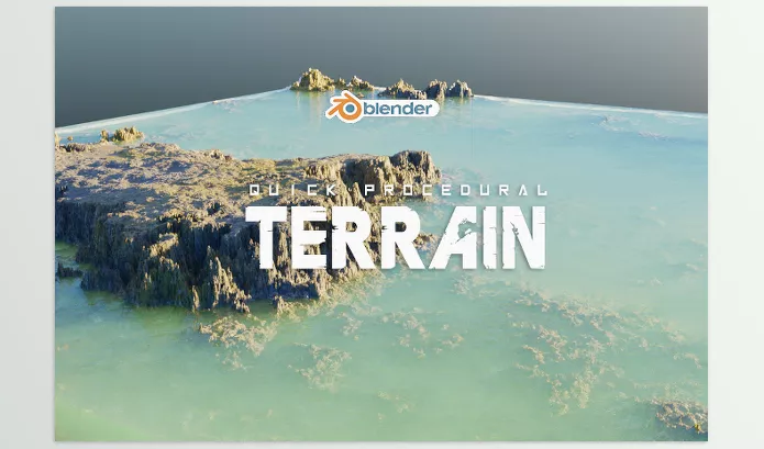 Blender Addon – Quick Procedural Terrain by EdenWeby 3D – Download