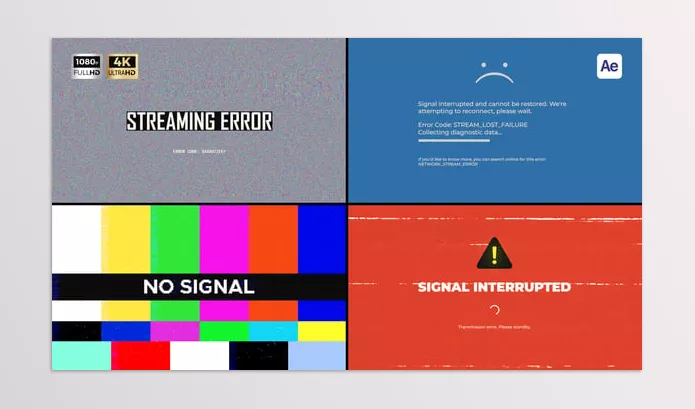 Project – Signal Lost Overlays by GrussGott – Download 56336142