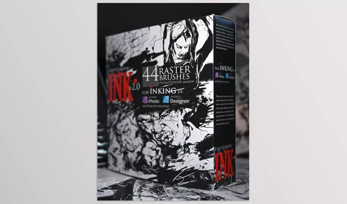 Photoshop Plugin – INK for Affinity Photo & Designer 44 raster Brushes by Eldar Zakirov – Download