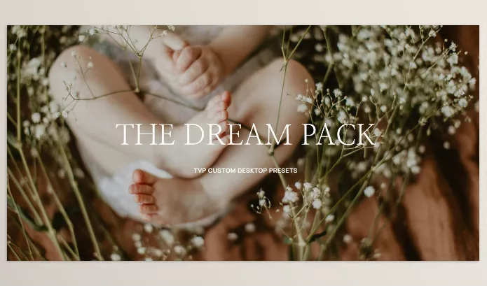 Lightroom Preset – Dream Pack by Tricia Victoria and Co – Download