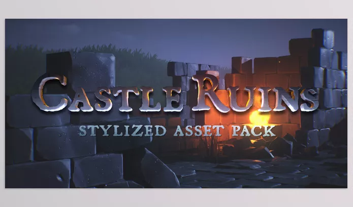 Blender Addon – Stylized Castle Ruins Asset Pack by nighttimes – Download