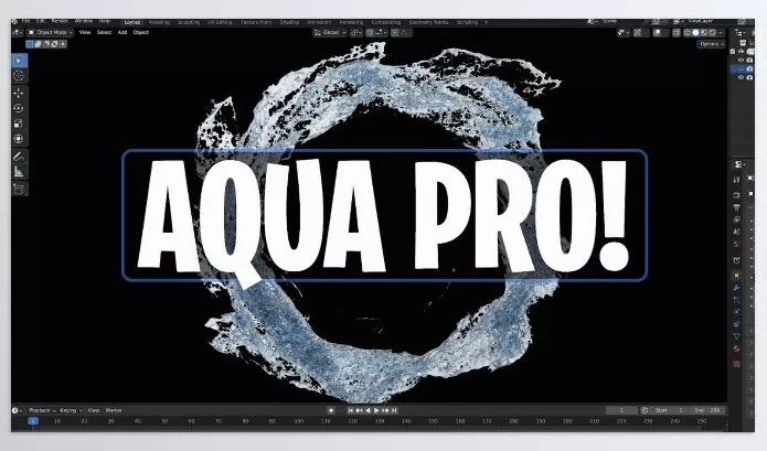 Blender Addon – Aqua Flow Pro by Blender Procedural – Download