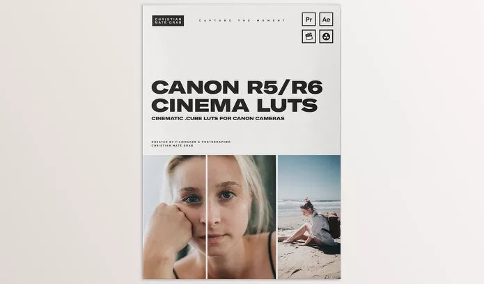 LUT Pack – Canon R5 / R6 Cinematic LUTs by Christian Mate Grab – Download