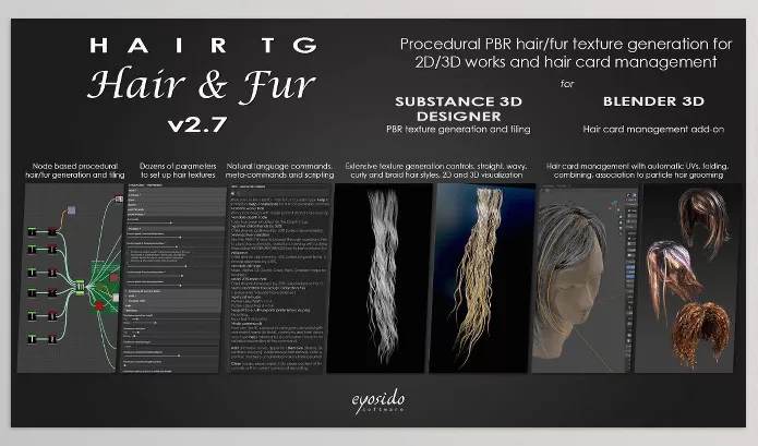 Asset – HairTG Hair & Fur by Olivier Lau – Download