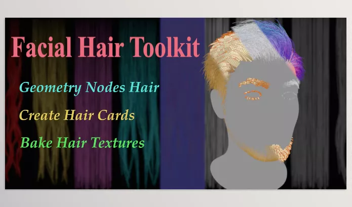 Blender Addon – Facial Hair Toolkit by young – Download