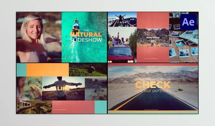 Plugin – Natural Multiscreen Slideshow for After Effects by OneMotionStudio – Download 56918815