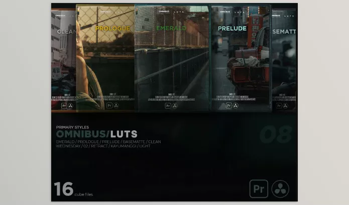 LUT Pack – Omnibus LUTS by Benj Villena – Download