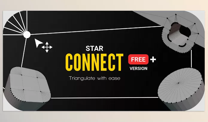 Blender Addon – Star Connect Smart Mesh Triangulation by Ruben Messerschmidt – Download