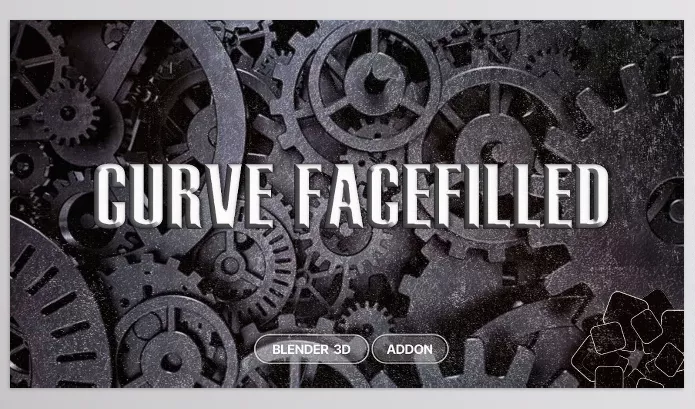 Blender Addon – Curve Facefilled by Vovrzull – Download