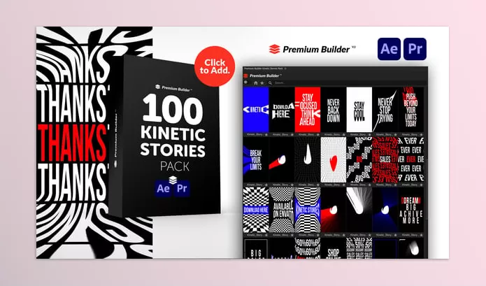 Motion Template – Kinetic Stories Pack by Premiumilk – Download 51008225