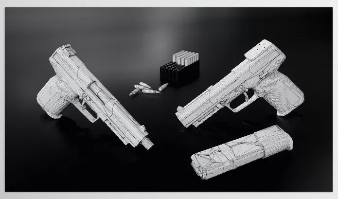 Blender Addon – FN Five-Seven MK2 Handgun by CGTrader – Download