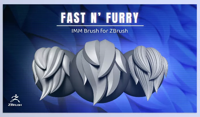 Asset – Fast N’ Furry IMM Brush for ZBrush by Artstation – Download