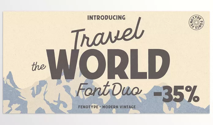 Font – Travel The World Font Family by FONTSPRING – Download