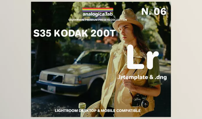 Lightroom Preset – S35 KODAK 200T S35MM Film Simulation by Analogica Lab – Download