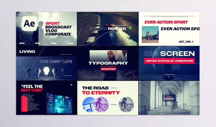 Motion Template – Typography by Nick_Chvalun – Download 57499494