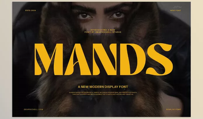 Font – Mands Unique Serif Font by Graphicxell – Download