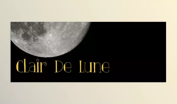 Font – Clair De Lune Font Family by Hanoded – Download