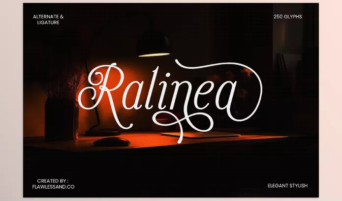 Font – Ralinea Script Font by Flawless And Co – Download