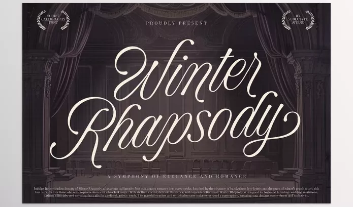 Font – Winter Rhapsody Calligraphy Font by Subectype Studio – Download