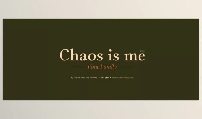 Font – Chaos is me Font Family by Tour De Force – Download