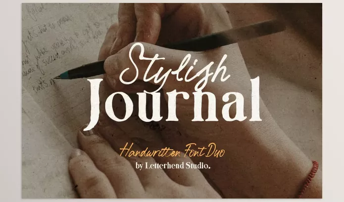 Font – Stylish Journal A Handwritten Font by Letterhend Studio – Download