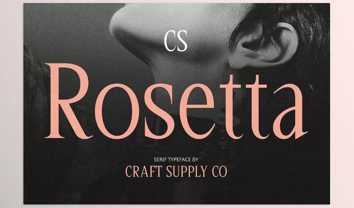 Font – CS Rosetta Classic Font by Craft Supply Co. – Download