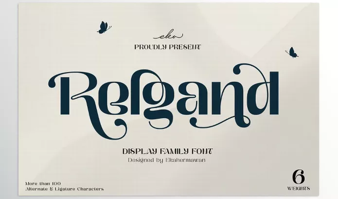 Font – Relgand Display Family Font by Ekahermawan – Download