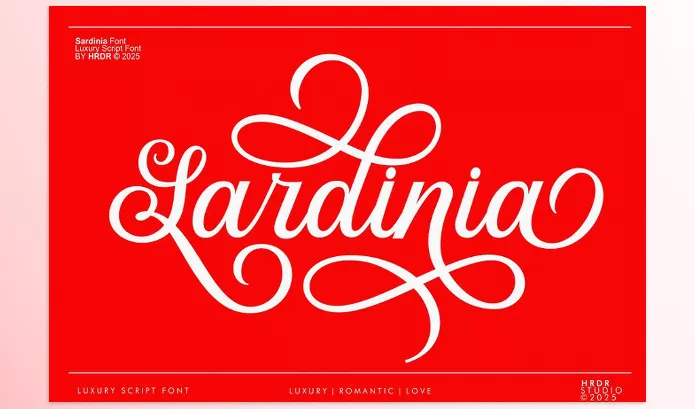 Font – Sardinia Script Font by HRDR – Download