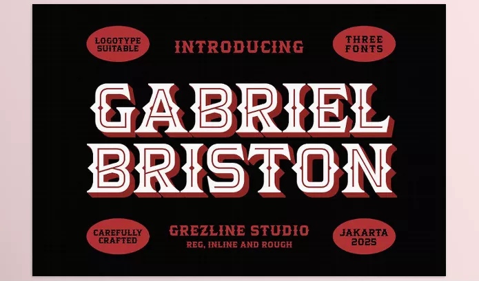 Font – Gabriel Briston Font by Grezline Studio – Download