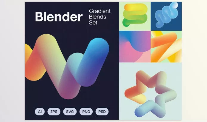Photoshop Plugin – Blender Gradient Blends Collection by UI8 – Download