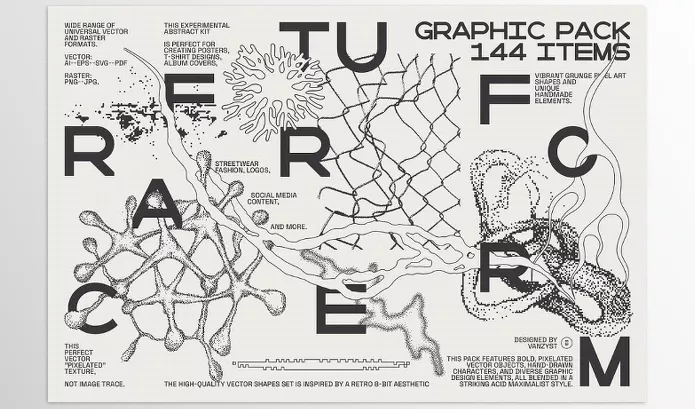 Photoshop Plugin – FractureForm Graphic Pack by Vanzyst – Download