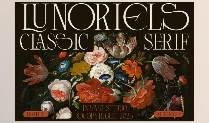 Font – Lunoriels Classic Serif Font by Invasi Studio – Download