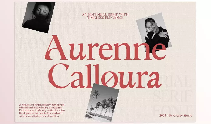Font – Aurenne Calloura Elegant Editorial by Creacy Studio – Download