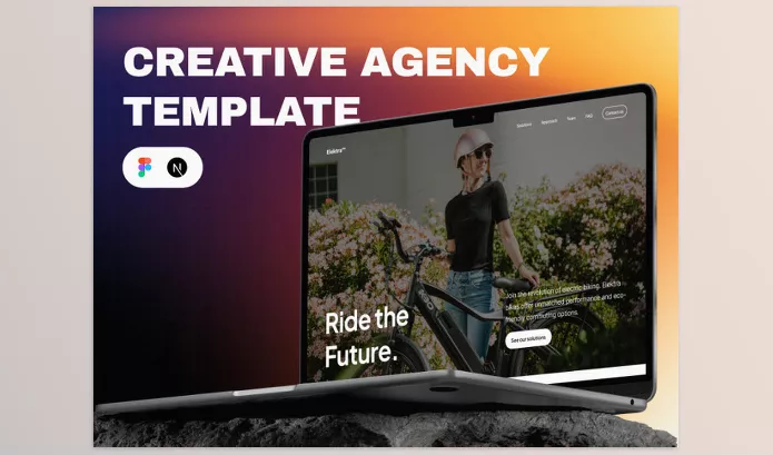 Asset – Elektra E bike landing template by Ui8 – Download