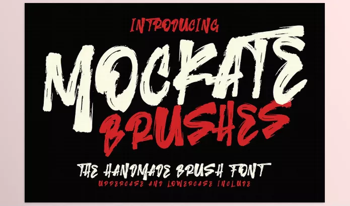 Font – Mockate Brushes Handmade Font by Maulana Creative – Download